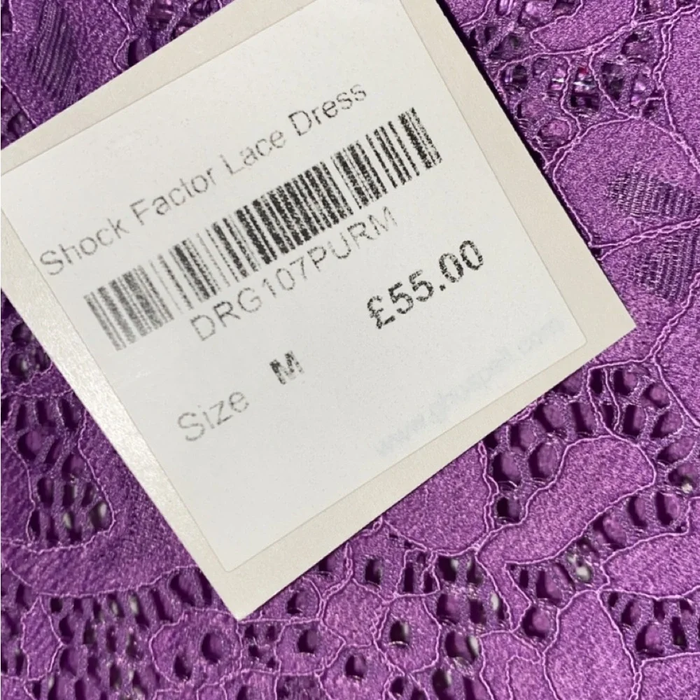 Women’s ghospell purple lace dress size medium nwt - Picture 3 of 4